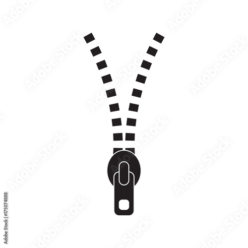 Zipper vector icon