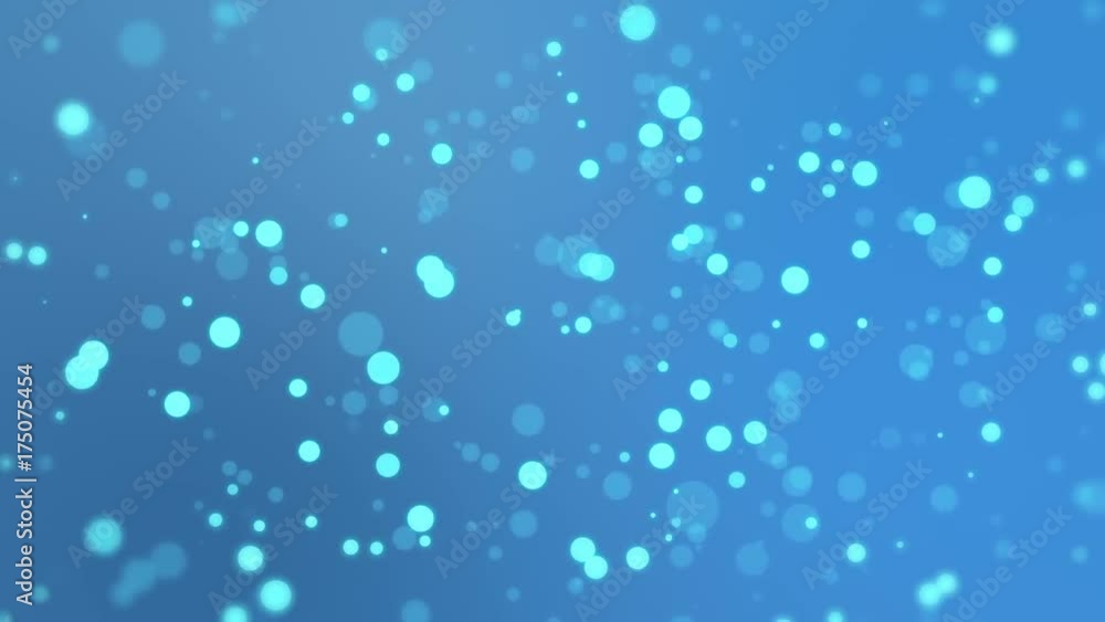 Beautiful blue glowing bokeh background with floating light particles. Beautiful blue glowing bokeh background with floating light particles.