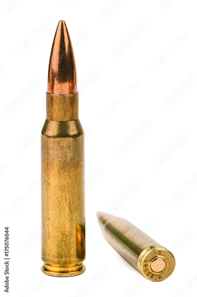 two rifle bullets