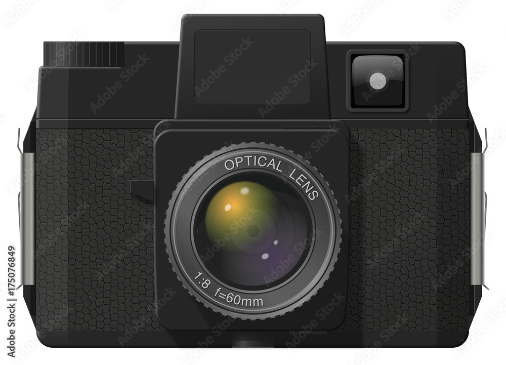Plastic Toy Camera Illustration Plastic Toy Camera Illustration