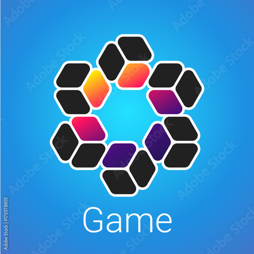 Modern logo for business. Vector illustration symbol