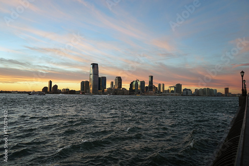 New Jersey from Manhattan New York side with River © worldshotz.com