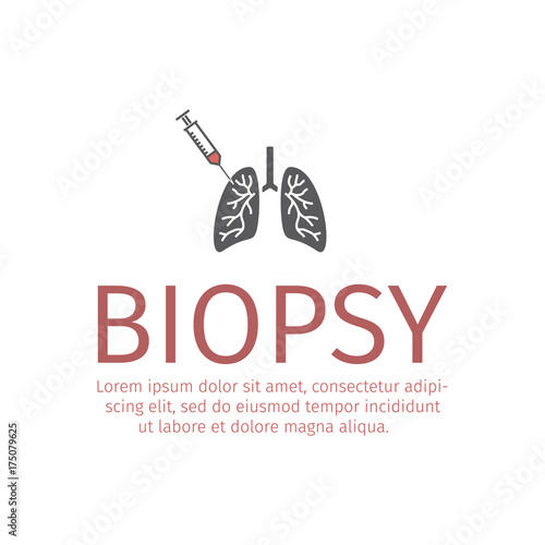 Lungs Biopsy flat icon