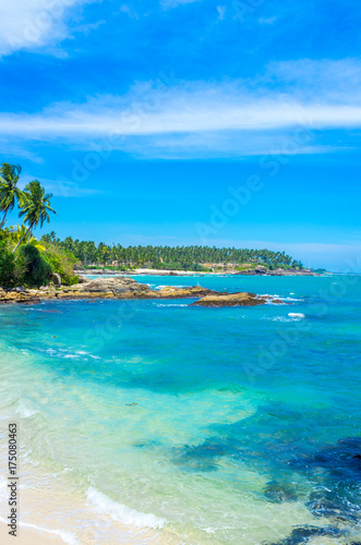 Fototapeta Naklejka Na Ścianę i Meble -  Tropical beach in Sri Lanka