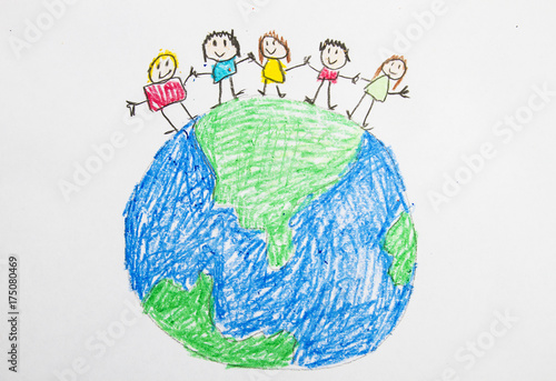 Kids Drawing: People of Earth