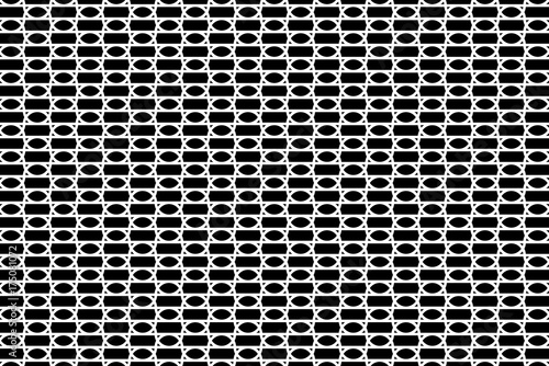Abstract black and white - vector pattern