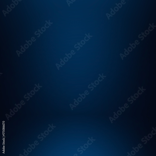 dark and soft blue abstract cement wall and studio room gradient background.