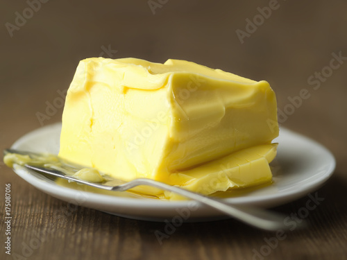 slab of soft butter