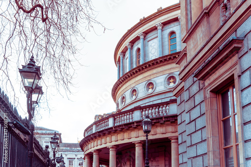 Photography Traditional antique city building in Dublin Ireland