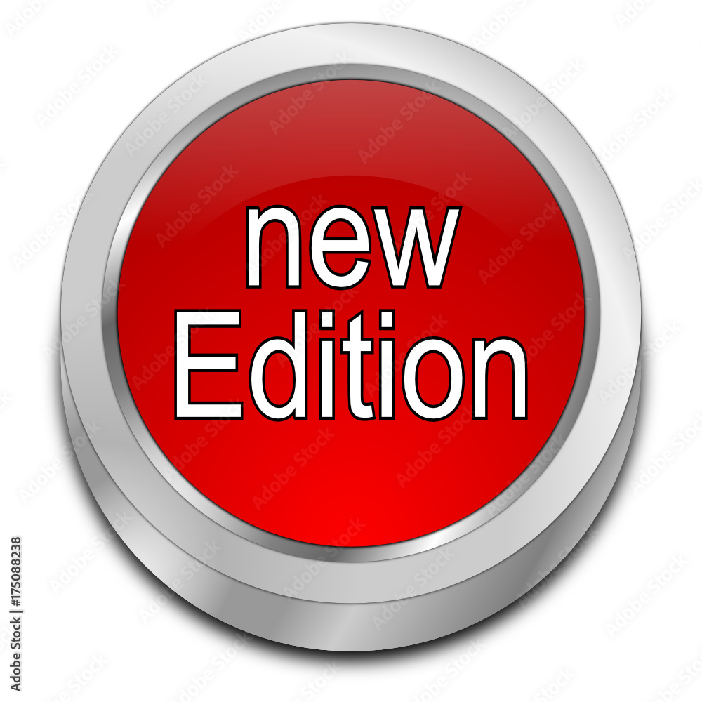 New Edition Button - 3D illustration New Edition Button - 3D illustration