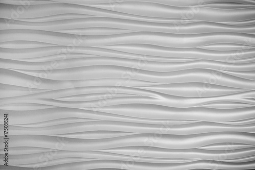 Abstract background: white wavy texture.