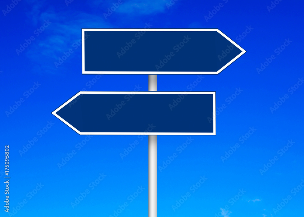 Blank pole sign Blank pole sign