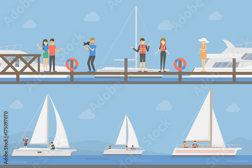 Yacht club set.