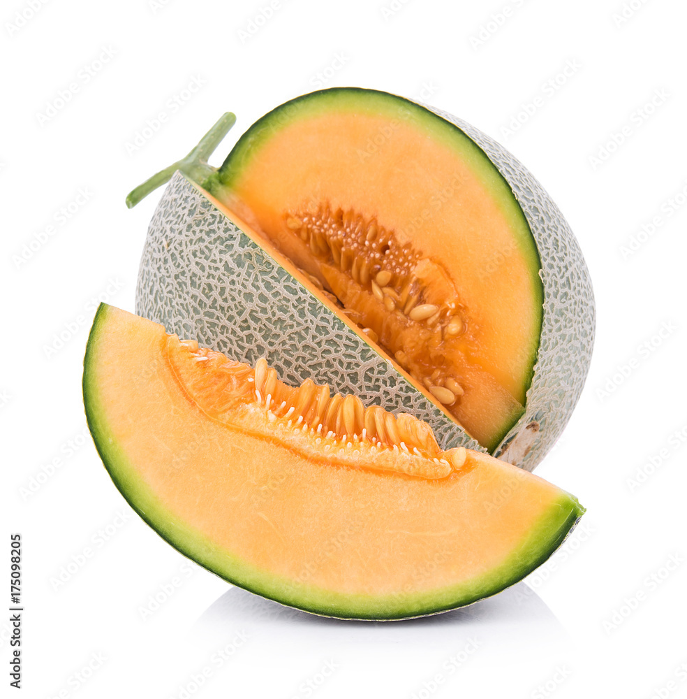 melon isolated on white background melon isolated on white background