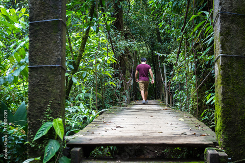 Hiking in Costa Rica photo