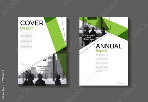 green cover abstract modern  cover book Brochure template, design, annual report, magazine and flyer layout Vector a4