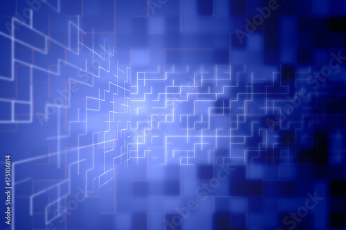 Abstract digital background in blue.