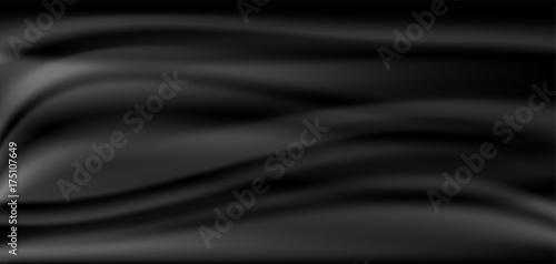 Abstract black and white satin background.