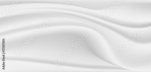 Abstract grey and white satin background.