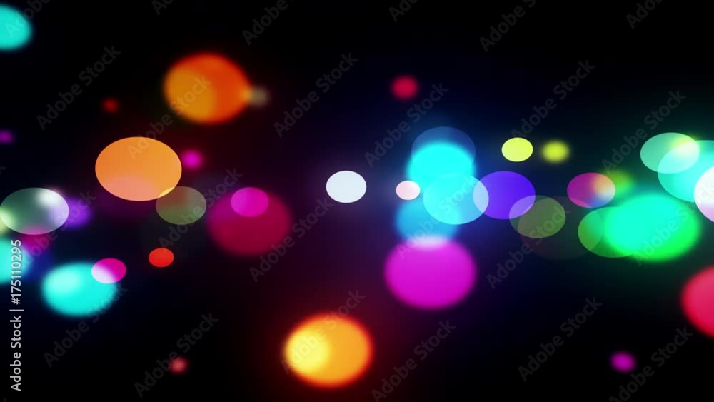 colorful bokeh, abstract 4K animation colorful bokeh, abstract 4K animation