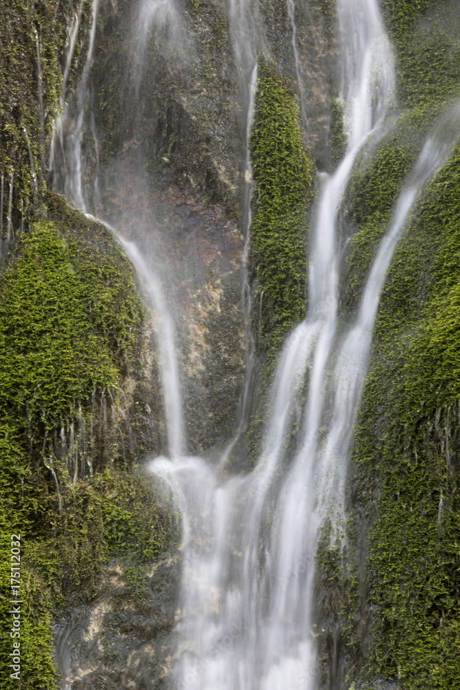 Wasserfall in der Wimbachklamm im Berchtesgadener Land Wasserfall in der Wimbachklamm im Berchtesgadener Land