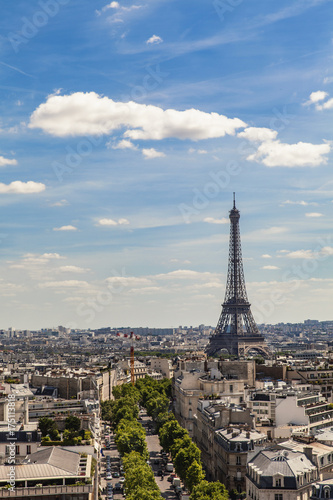 Eiffel tower in Paris, France