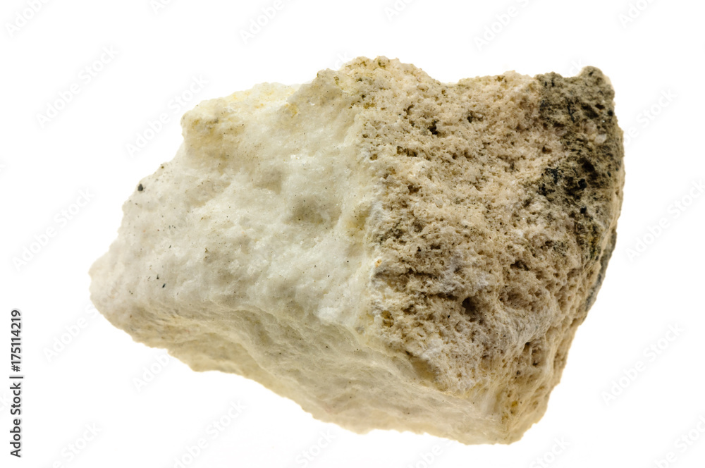 Non-chrystalline calcite mineral rock