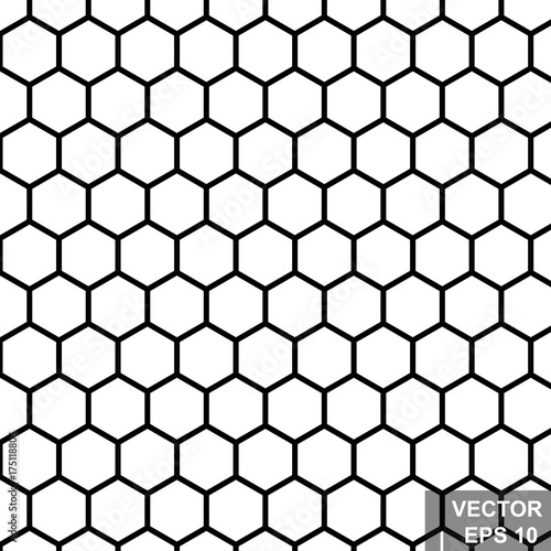 Seamless pattern. Cells. The bee hive. Texture. For your design.