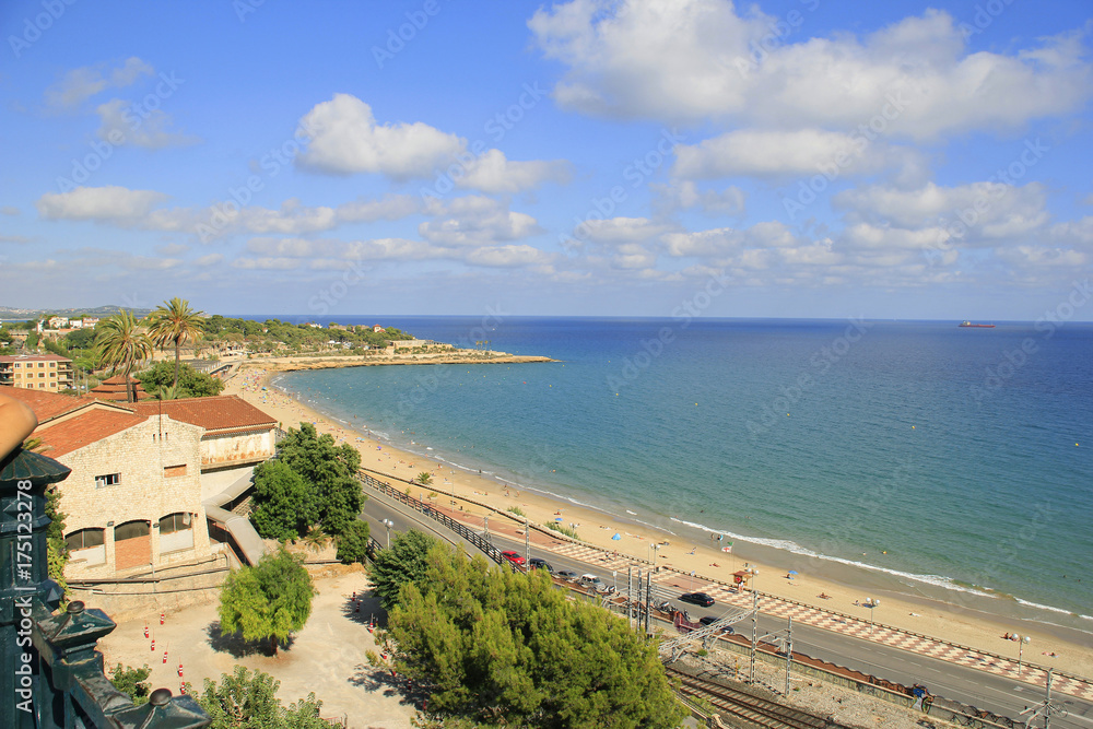 Mar mediterraneo em Tarragona