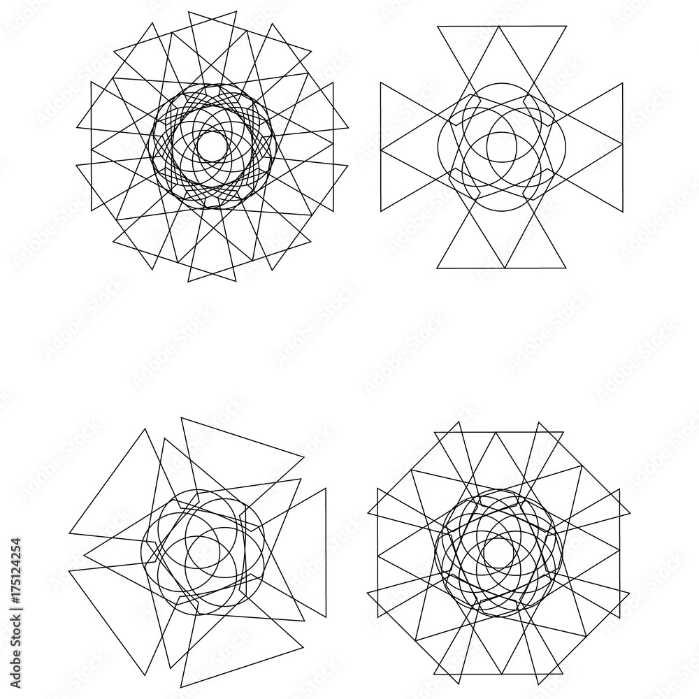 Festive geometric pattern for gifts and holidays Festive geometric pattern for gifts and holidays