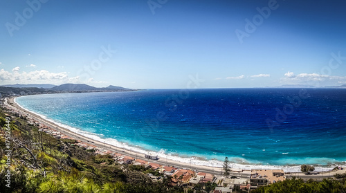 landscape of Rhodes Island  Greece 