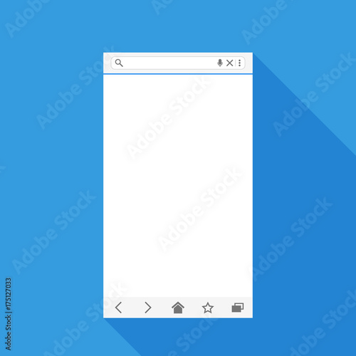 Mobile web browser form.