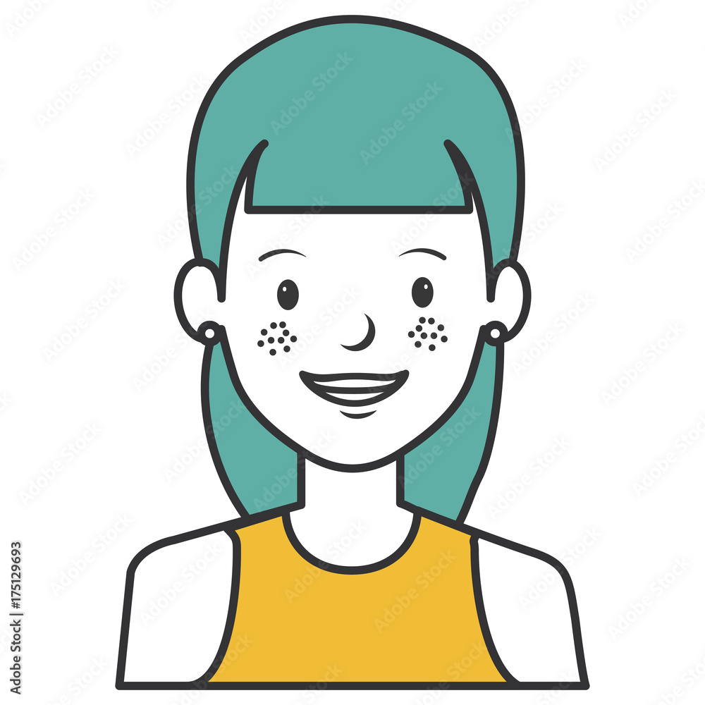 beautiful woman avatar character beautiful woman avatar character