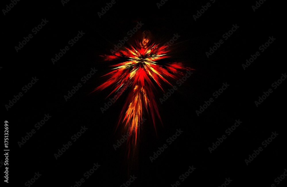 fractal illustration of combustion fractal illustration of combustion