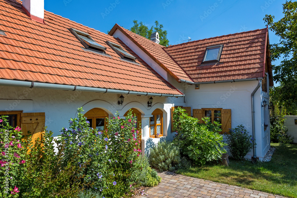 Traditional houses from Hungary, near lake Balaton, village Salfold Traditional houses from Hungary, near lake Balaton, village Salfold