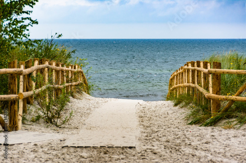 Entrance to the beaches.