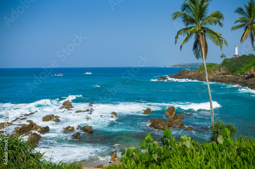 Secret beach in Mirissa  Sri Lanka