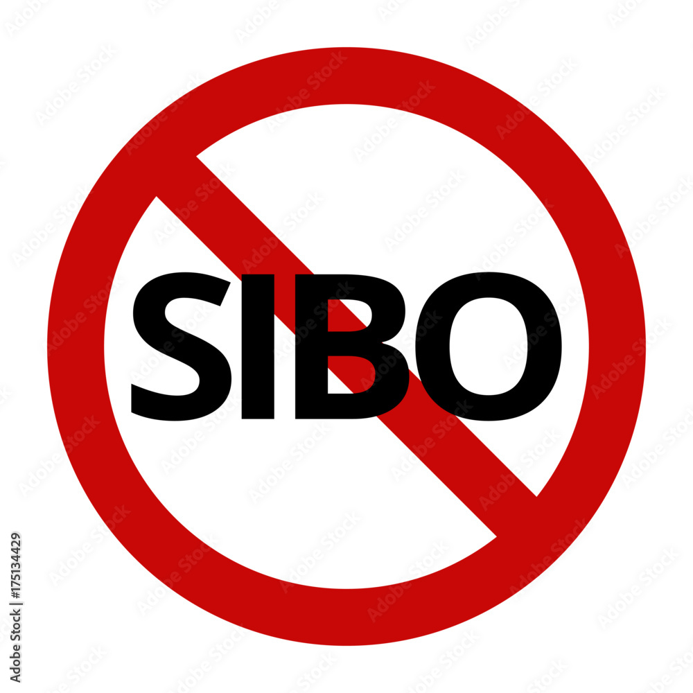 SIBO - Small Intestinal Bacterial Overgrowth Stock Vector | Adobe Stock