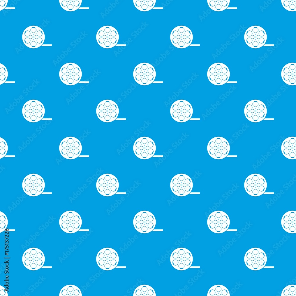 Film pattern seamless blue Film pattern seamless blue