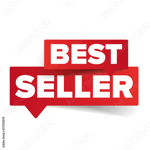 Best seller tag speech bubble