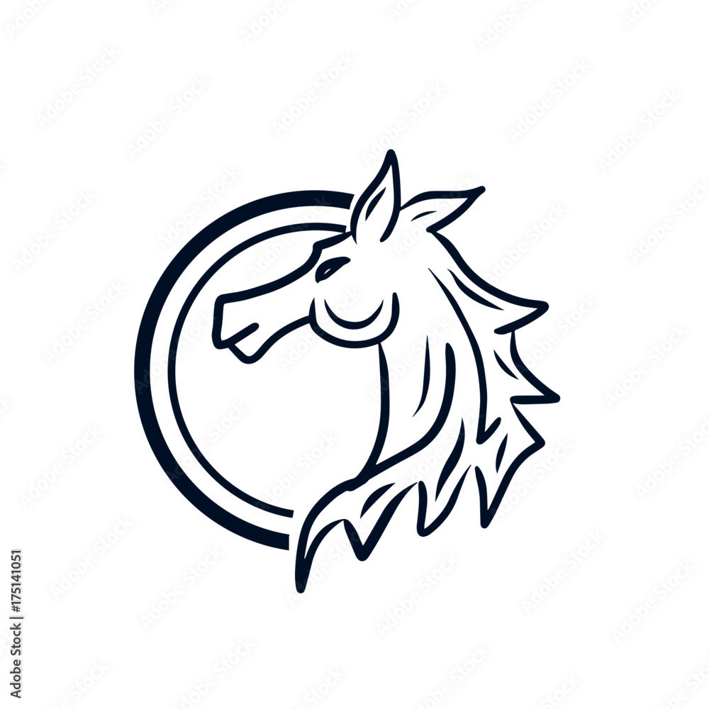 Obraz premium wolf logo