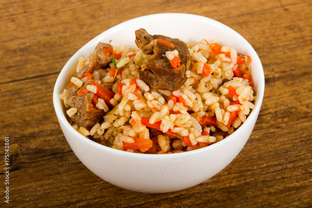 Asian rice - Plov Asian rice - Plov