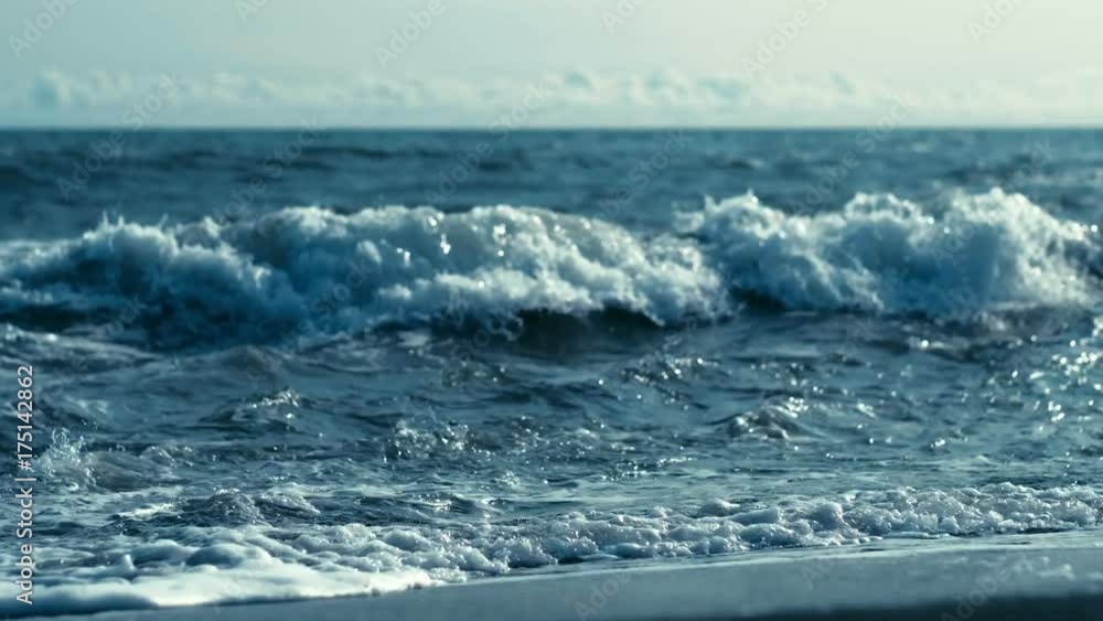 Waves in ocean Splashing Waves Waves in ocean Splashing Waves