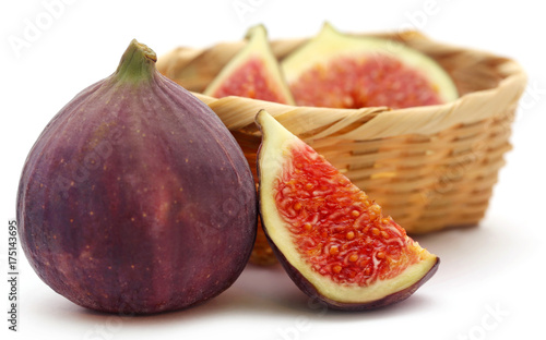 Fresh organic common figs