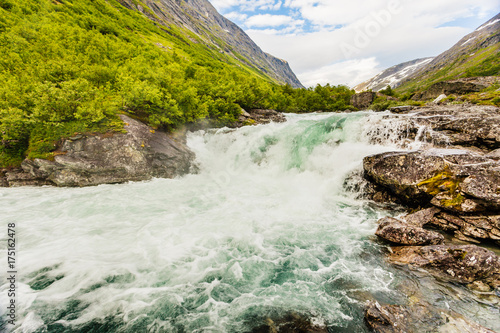 Videfossen waterfall in Norway