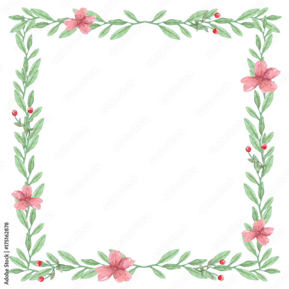 Watercolor Flower Background Watercolor Flower Background