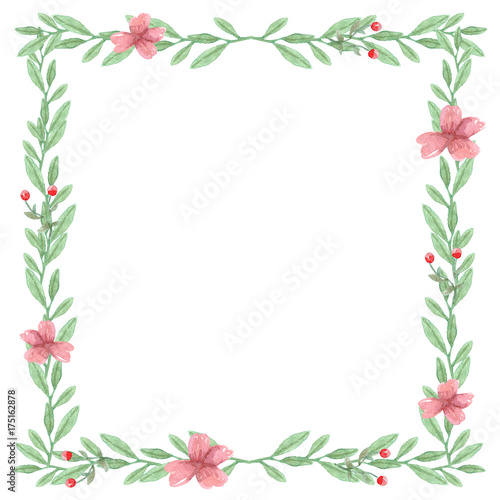 Watercolor Flower Background