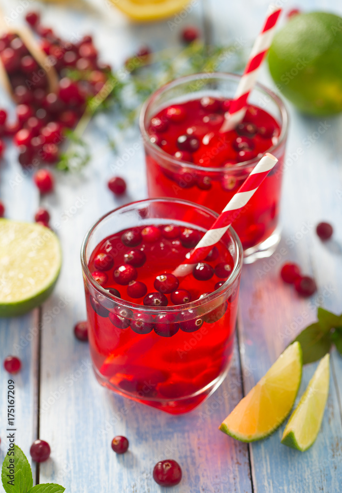cranberry drink on wooden surface cranberry drink on wooden surface