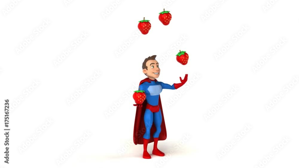 Fun superhero - 3D Animation Fun superhero - 3D Animation