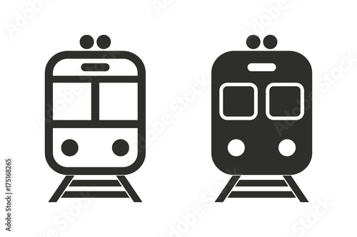 Metro vector icon.